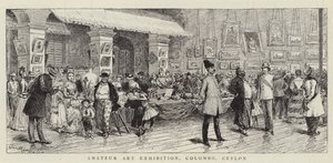 Amateur Art Exhibition, Colombo, Ceylon by Adrien Emmanuel Marie